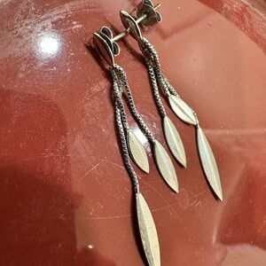 Post Chain Dangle Earrings